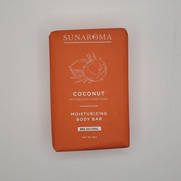 Sunaroma coconut shea butter milk protein moisturizing bar soap - Picture 1 of 3